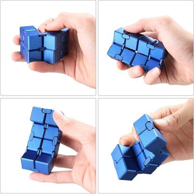 Cube Infini Métal - Objet Anti Stress - Science Labs