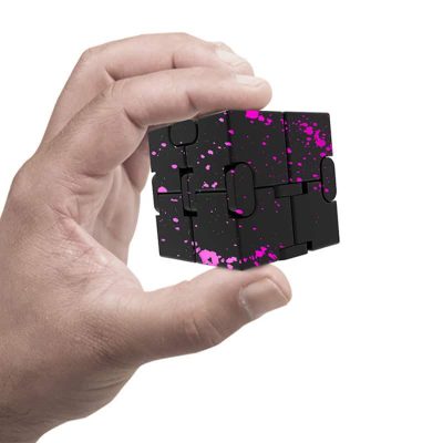 Infinity Cube Aluminium - Objet Anti Stress - Science Labs