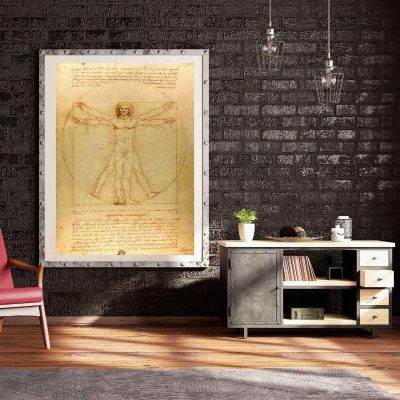 Affiche Léonard de Vinci - Poster Scientifique - Science Labs
