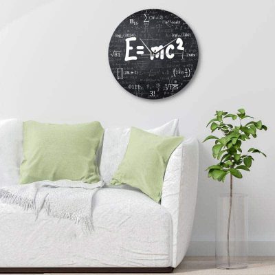 Horloge Einstein - Horloge Murale Originale - Deco Scientifique