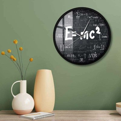 Horloge E=mc2 - Horloge Murale Originale - Deco Scientifique