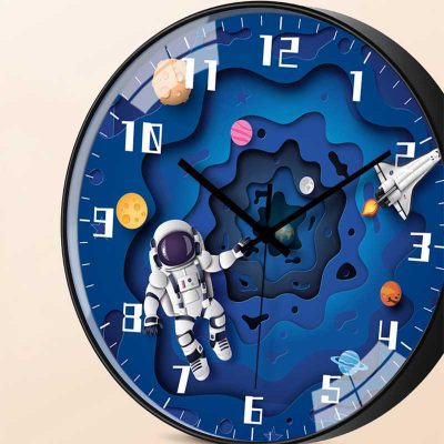 Horloge Espace - Horloge Murale Originale - Deco Scientifique