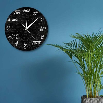 Horloge Formule Mathématique - Horloge Murale Originale - Deco Scientifique