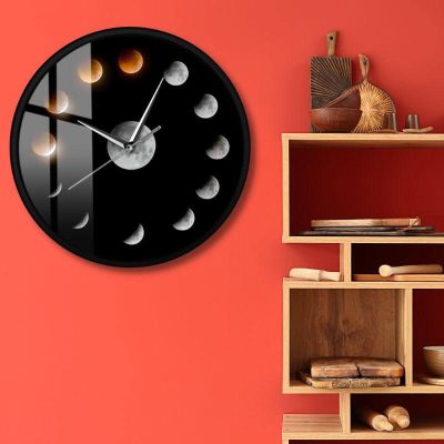 Horloge Phase de Lune - Horloge Murale Originale - Deco Scientifique