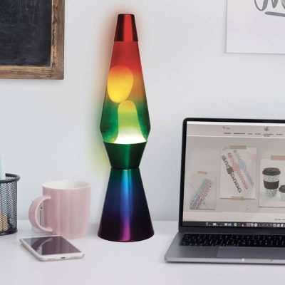 lampe à lave multicolore - lampe scientifique - deco scientifique