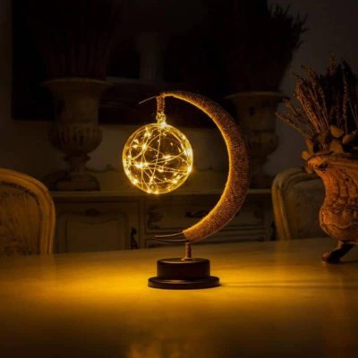 Lampe Croissant de Lune - lampe espace - deco scientifique