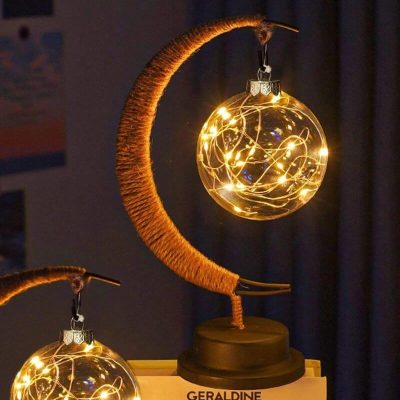 Lampe Croissant de Lune - lampe espace - deco scientifique