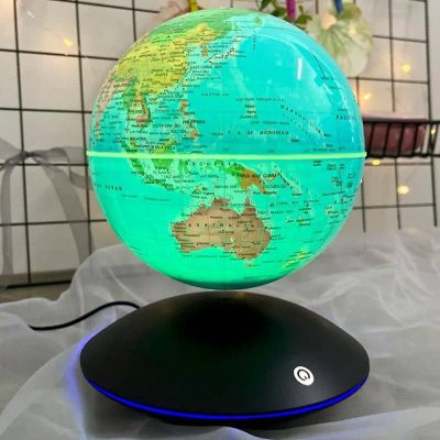 Lampe Globe Terrestre en Lévitation - lampe scientifique - deco scientifique