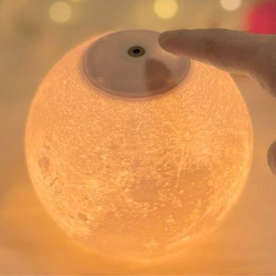 Lampe Lune 3D - lampe espace - deco scientifique
