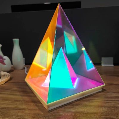 Infinity Pyramid Table Lamp