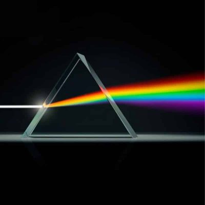 Prisme Triangulaire Lumineux en Cristal de Couleur Arc en Ciel - Objet Déco Insolite - deco scientifique