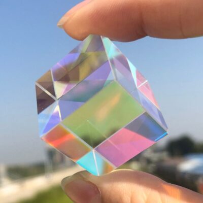 Cube Prisme de Lumière Dichroïque - Science Labs