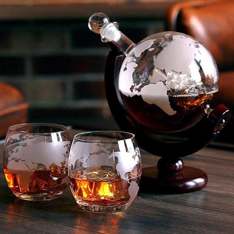 Carafe Whisky Globe Terrestre - Art de la table Scientifique