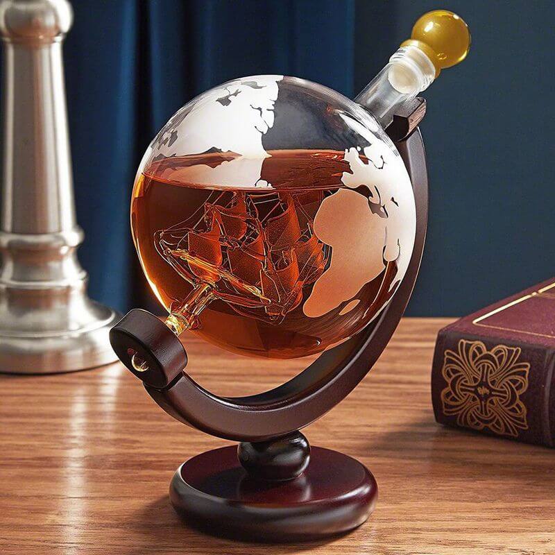 Carafe Whisky Globe Terrestre - Art de la table Scientifique