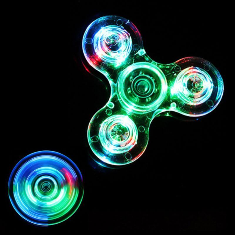Hand Spinner Lumineux - jeux anti stress