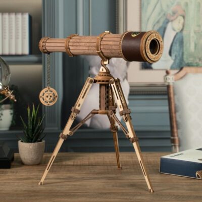 3D Wooden Puzzle Telescope