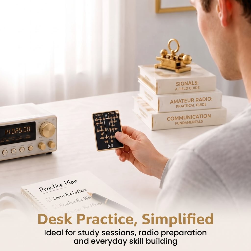 Morse Code Learning Card