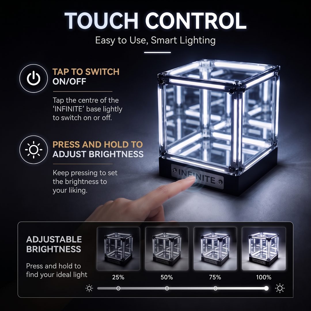 Infinity Mirror Cube Light