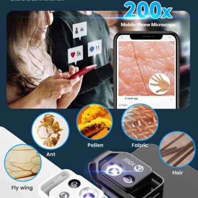 Clip-On Phone Microscope