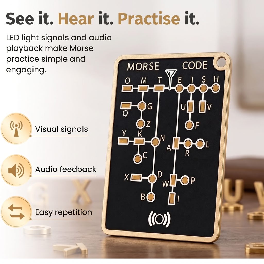 Morse Code Learning Card