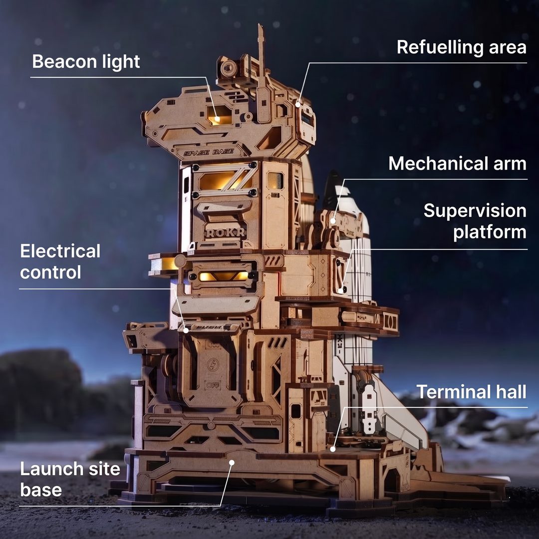Space Shuttle 3D Wooden Puzzle