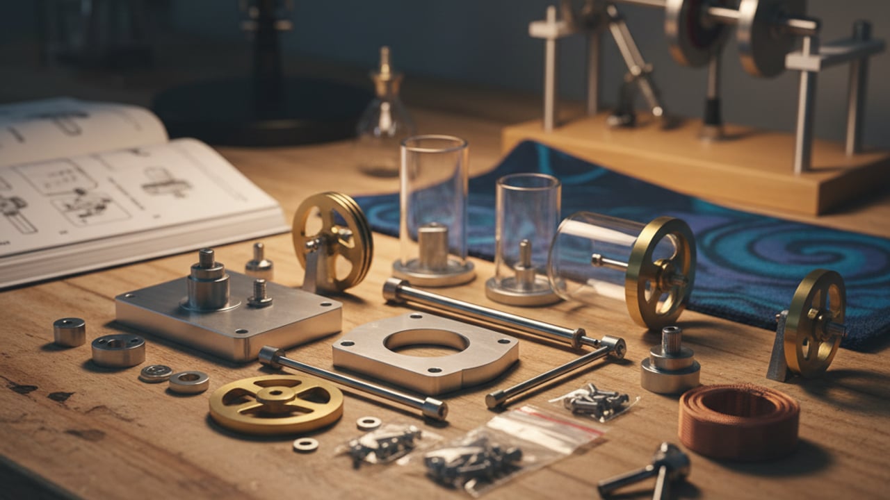 What Comes in a Stirling Engine Kit?