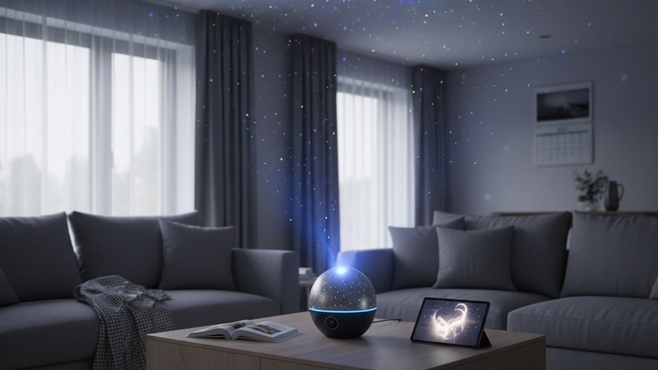 What is the price of a galaxy projector in the UK?