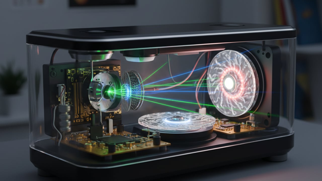 How do galaxy projectors work, technically?