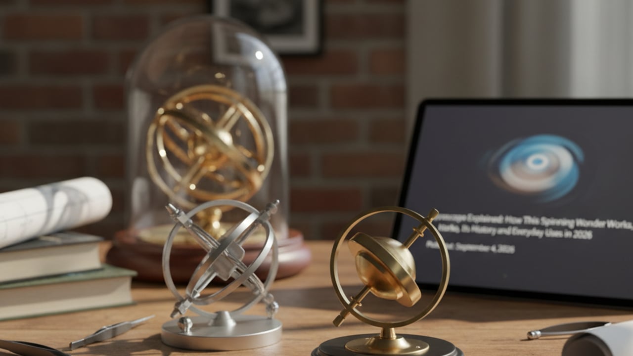 Gyroscopes as Gifts: From Lab Instrument to Desk Toy