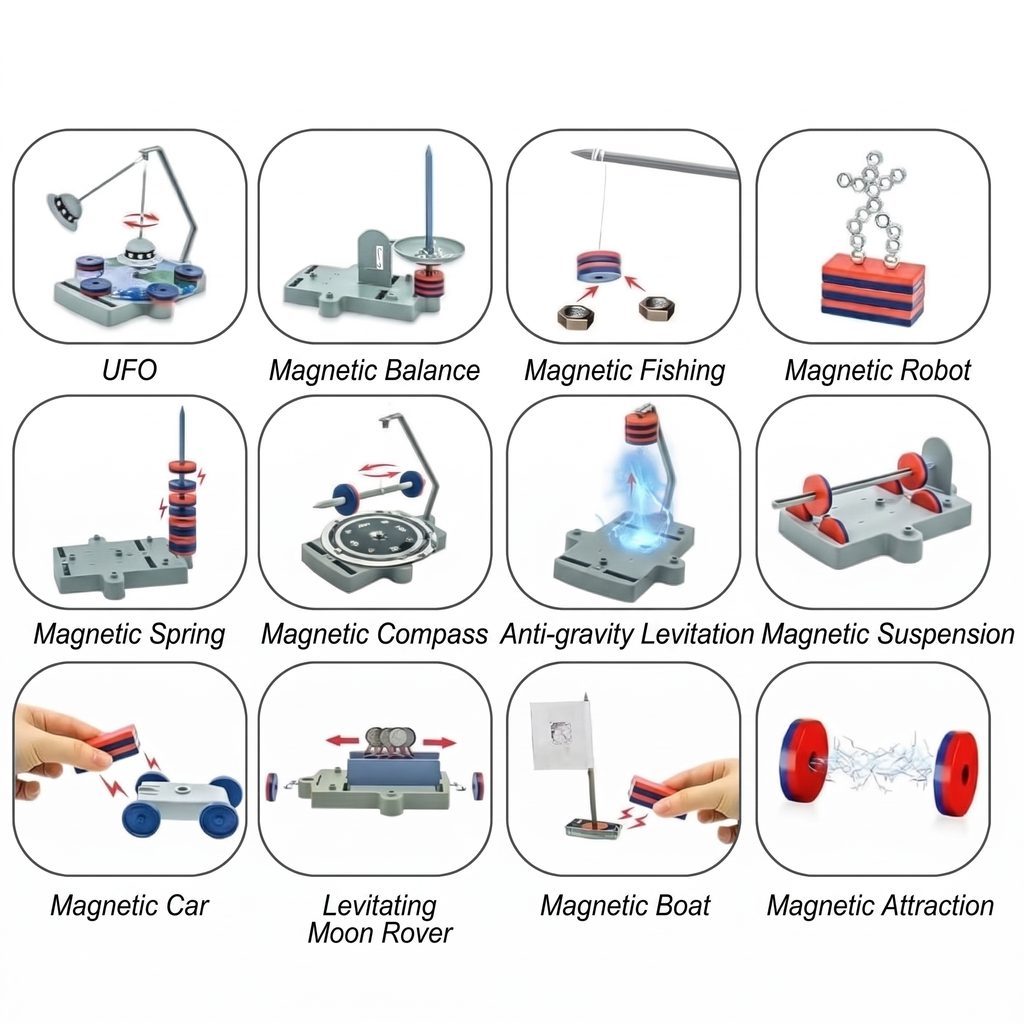 Magnetic Levitation Kit 12 Experiments