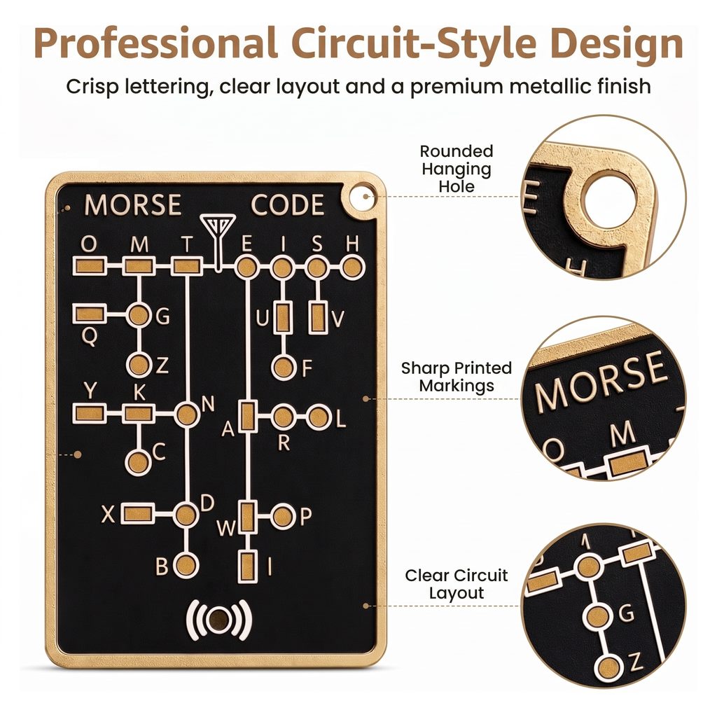 Morse Code Learning Card