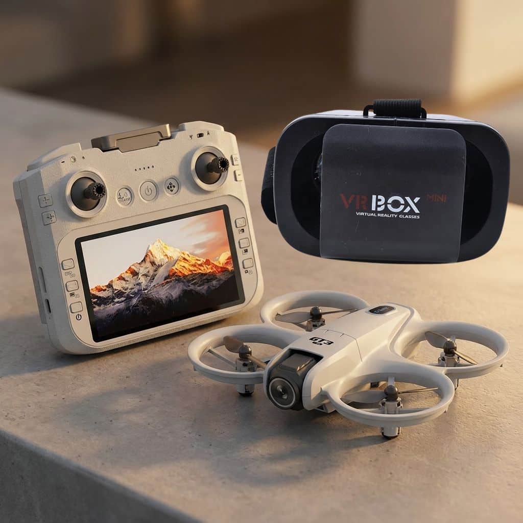 Drone with VR Headset