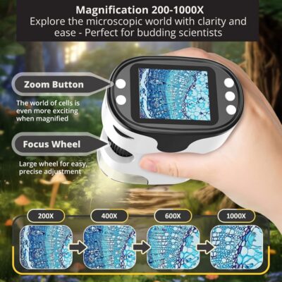 Handheld Digital Microscope with Screen