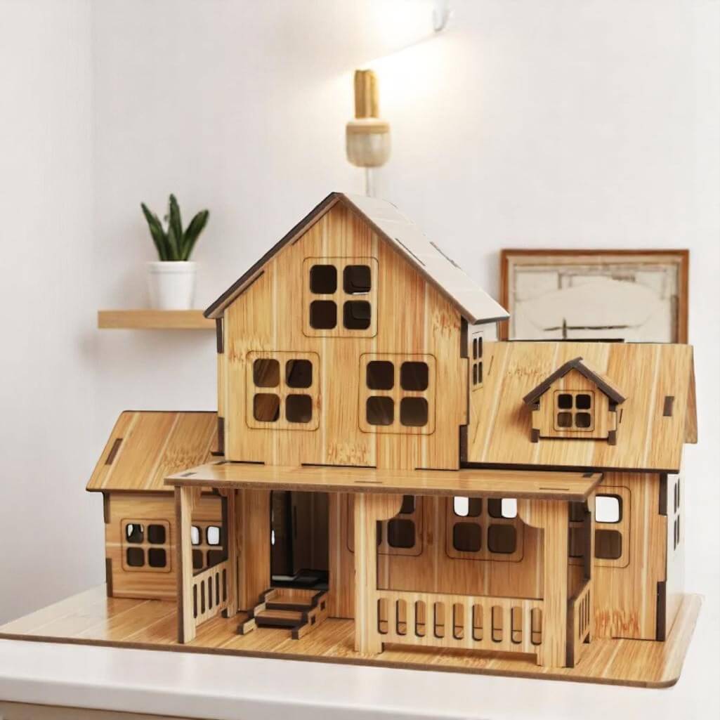 Wooden House Model Kit - Image 2