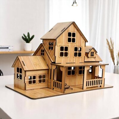 Wooden House Model Kit