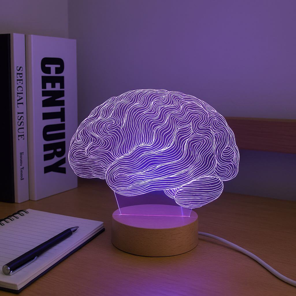 Brain 3D Illusion Lamp - Image 2