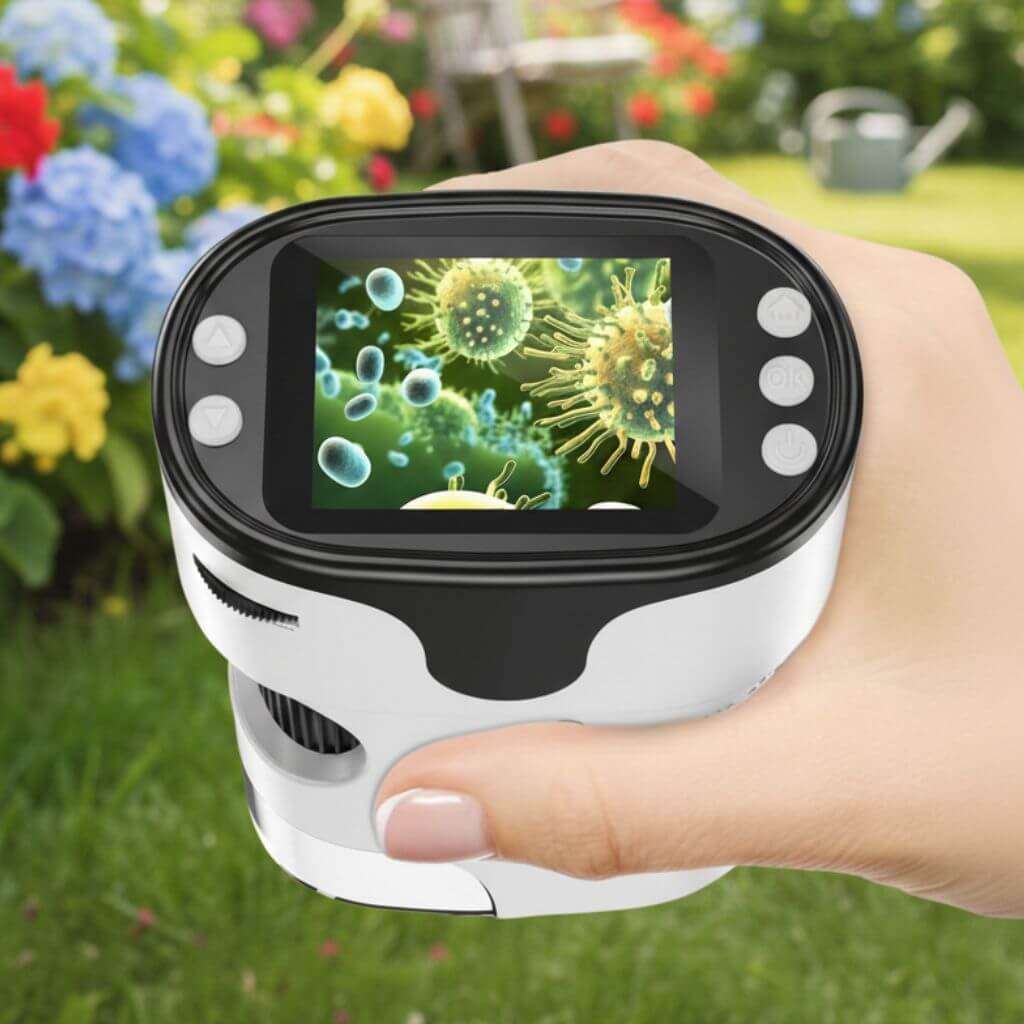 Handheld Digital Microscope with Screen