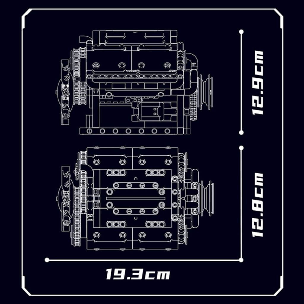 V8 Engine Model Kit - Image 4