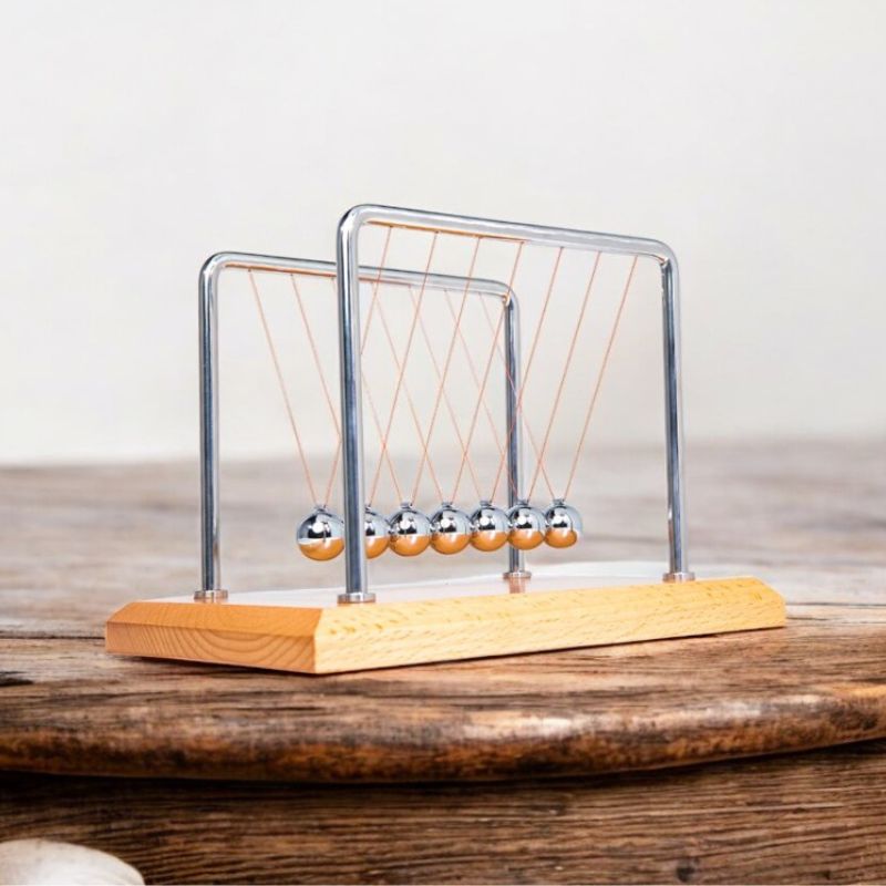 Wooden Newton's Cradle - Image 2