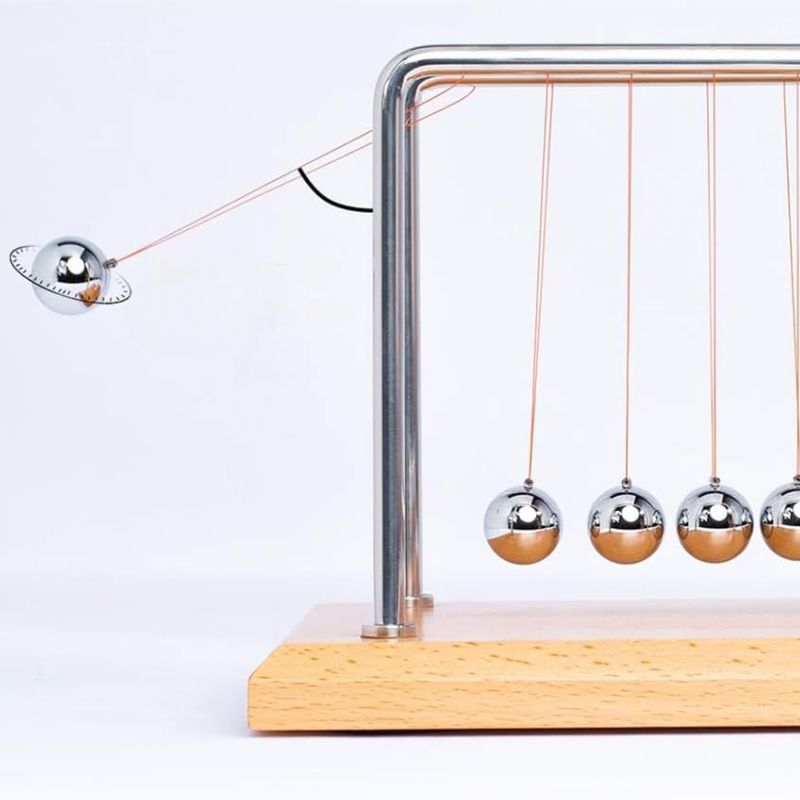 Wooden Newton's Cradle - Image 5