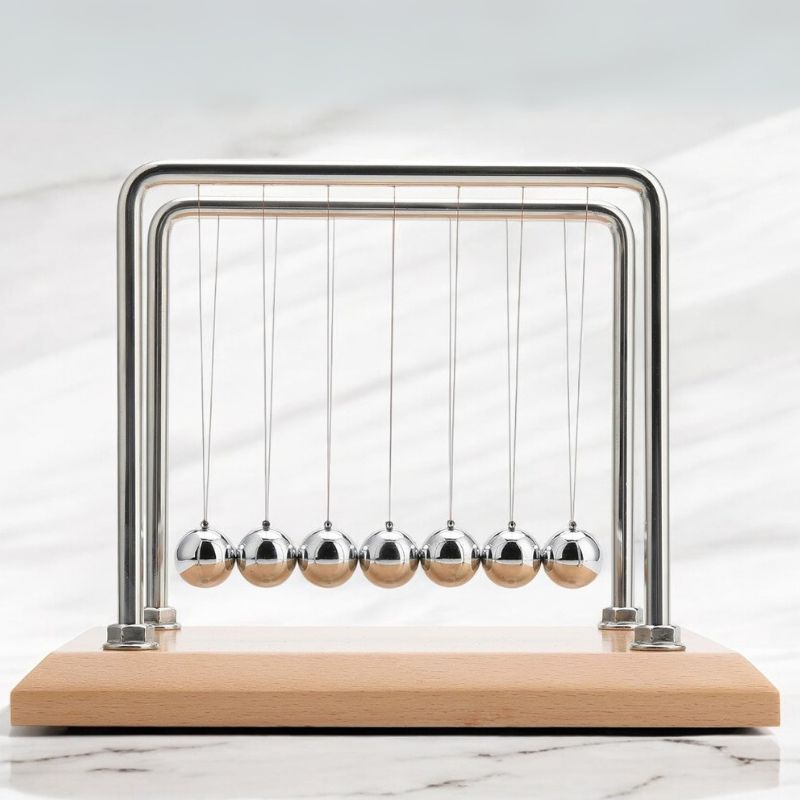 Wooden Newton's Cradle - Image 3