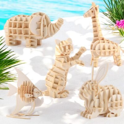 3D Animal Puzzles Set of 5