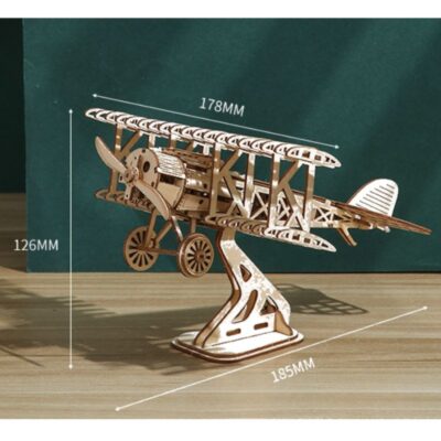 3D Wooden Plane Puzzle - Image 3