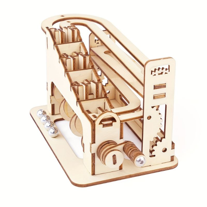 Wooden Marble Run 3D Puzzle - Image 3