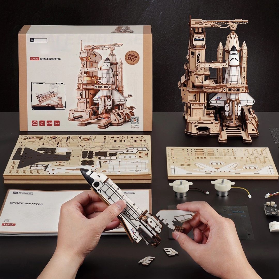 Space Shuttle 3D Wooden Puzzle - Image 6