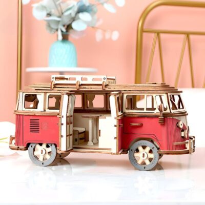 VW Camper Van 3D Wooden Puzzle - Image 3
