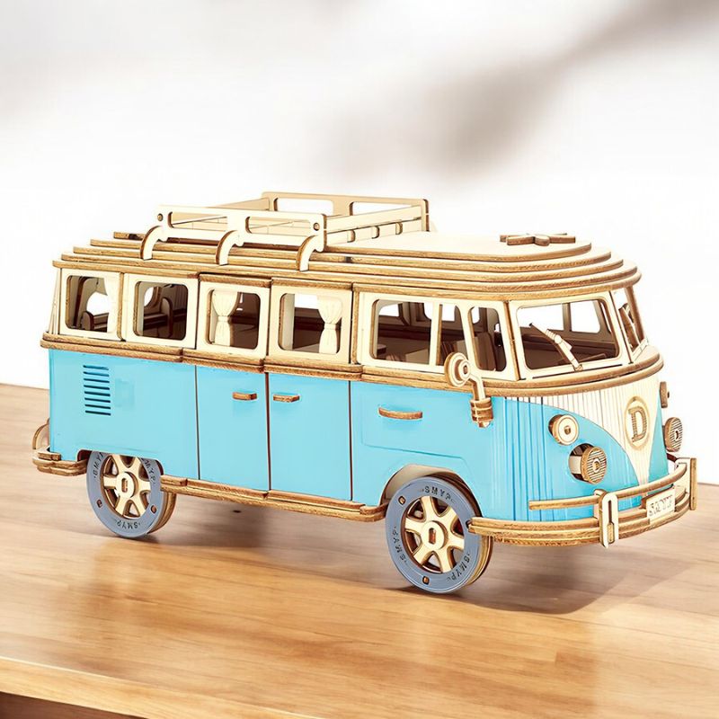 VW Camper Van 3D Wooden Puzzle