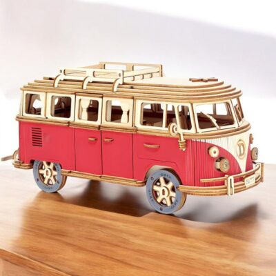 VW Camper Van 3D Wooden Puzzle - Image 2