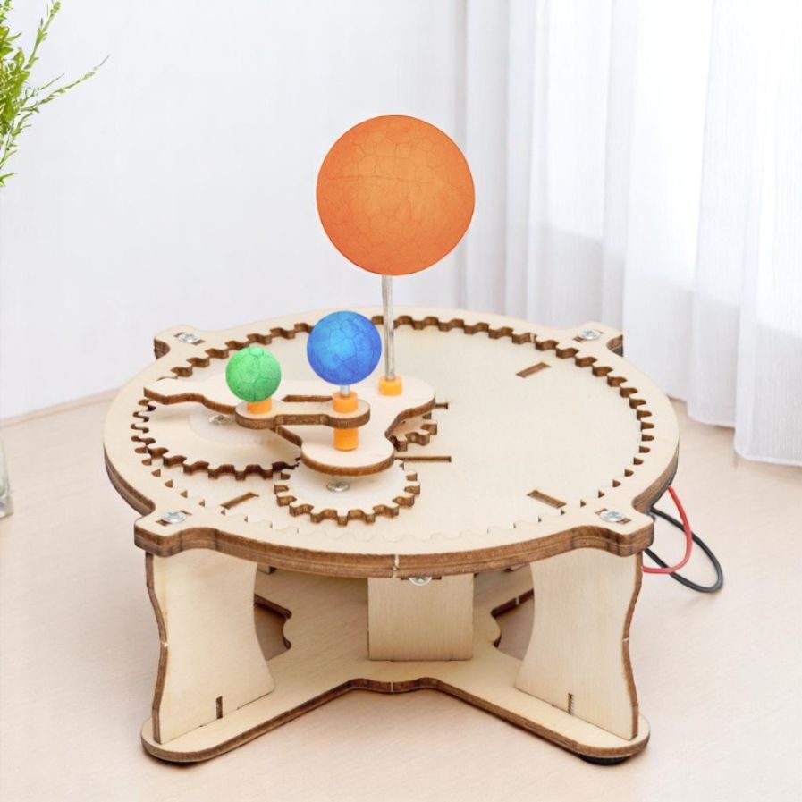 Motorised Wooden Orrery Kit