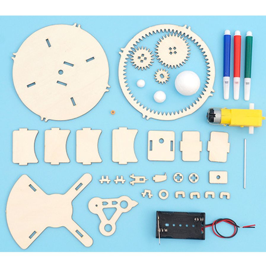 Motorised Wooden Orrery Kit - Image 7